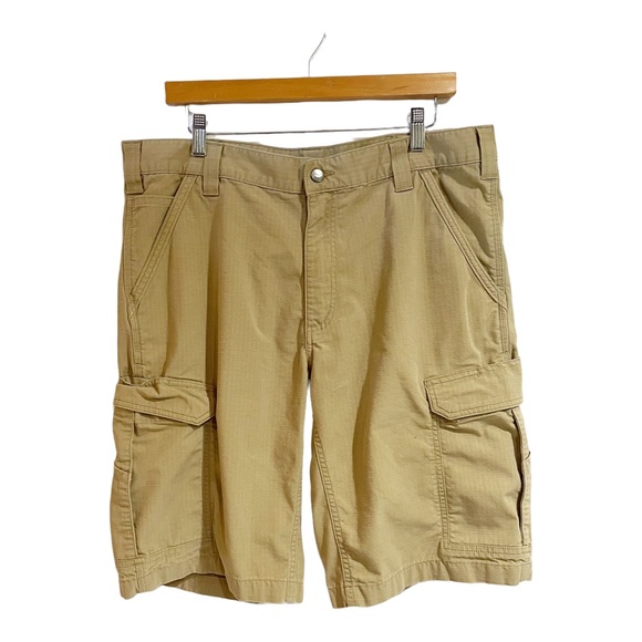 Carhartt Other - Carhartt Men Shorts Relaxed Fit Tan Size 36 Work Casual Hiking Cargo